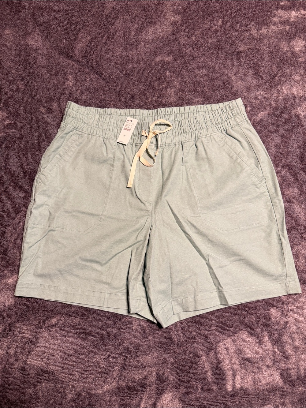 Talbots Women's NWT Sage Green Shorts with Drawstring